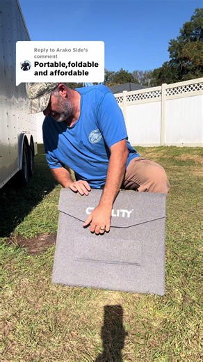 Replying to @Arako Side this solar panel is definitely a great value!! #solarpanel #tiktokshopblackfriday #tiktokshopcybermonday #TikTokShopSparkCreator #TikTokShopCreatorPicks