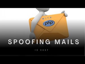 Spoofing email is easy ?