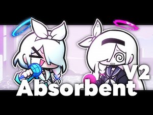 [V2] Absorbent - But Arona and Plana sings it [ Friday Night Funkin' × Cartoon Clash ]