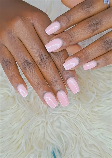 Ideas for Cute Light Pink Nail Designs