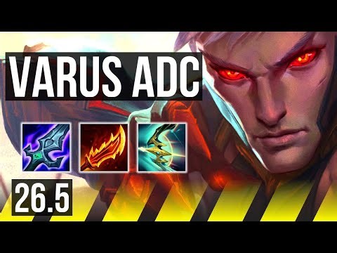 VARUS & Pyke vs JINX & Rell (ADC) | 6k gold comeback | KR Challenger | 26.5