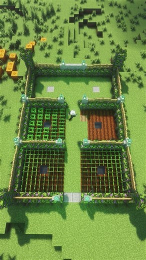 Minecraft Easy Greenhouse #minecraft