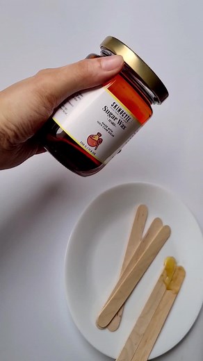 Beginner-Friendly Hard Sugar Wax for Sugaring Using the Ball Method