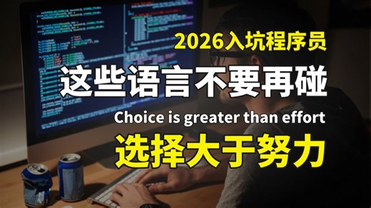 程序员请注意：2026年这些IT编程语言与行业岗位即将面临淘汰危机！（Java/C/C  /C#/python/PHP/Js/go/.net/AI/AI大模型）