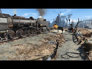 Fallout 4 Armored Military transport Train (video 1)