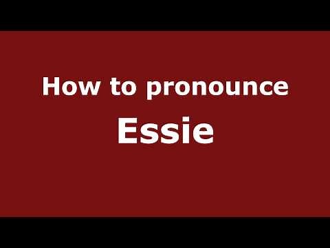 How to Pronounce Essie - PronounceNames.com
