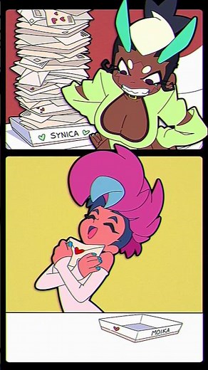 Team Synica or Team Moika? #2danimation #indieanimation