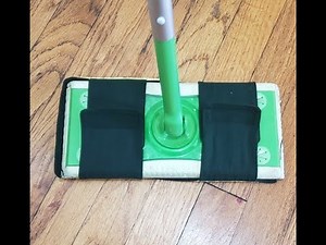 DIY Reusable Swiffer Mop Pad for Wet and Dry use// How to make Reusable Mop Pad Pattern