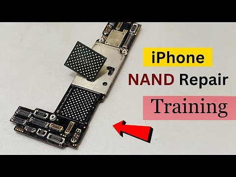 How to repair iphone NAND, MEMORY! iphone nand repair class! iphone training class