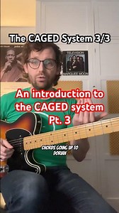 Unlock the fretboard by starting your guitar journey with the CAGED system. Part 3/3 #guitarists