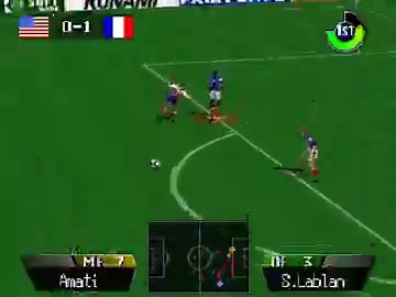International Superstar Soccer '64 on N64 remains the greatest football game the console ever saw. Konami packed it with great gameplay, silky controls, a genius multiplayer mode and a soundtrack that still bangs.