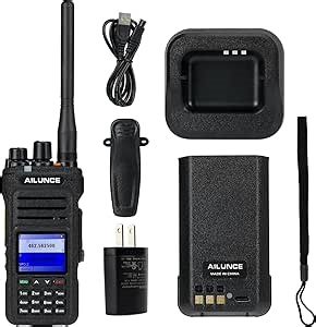 Retevis Ailunce HA1G GMRS Radio, Support Chirp, GMRS Handheld Radio with Cable, IP67 Waterproof, NOAA, 2800mAh, Repeater Capable Two Way Radio with USB-C Charging