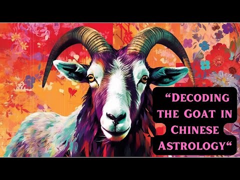 Unveiling the Mysteries of the Goat in Chinese Astrology | Chinese Zodiac Explained