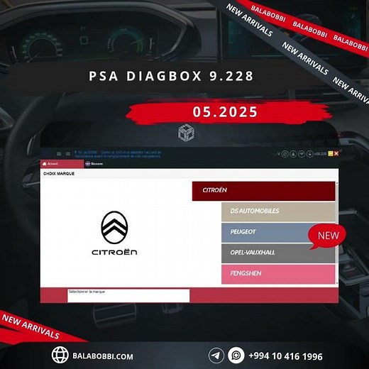 🚀 The "PSA Diagbox 9.228 05.2025" is here🚀#cardiagnostics #diagnosticsoftware #diagbox