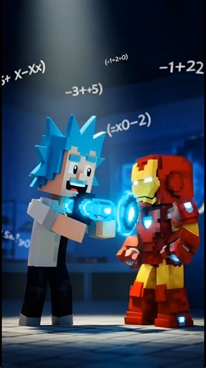 "IRON MAN DESCUBRE QUE ES DE MINECRAFT 😱 (y Rick lo vuelve loco)"