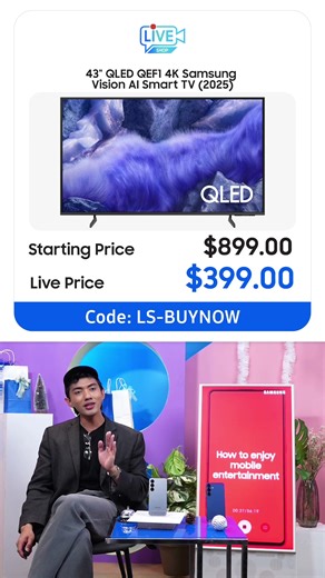🎉 Make-It-Happen Monday! 🎉 Kick off the week with up to $80 OFF tech you definitely need. 📱 Phones that behave,📺 TVs bigger than your stress, 🧺 Washers that won’t judge and ❄️ Fridges cooler than you Use LS-SAVEBIG and win Monday for once. | Samsung