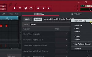 【新浦电声】AKAI MPK MINI MK3视频教程—mpc走带设置