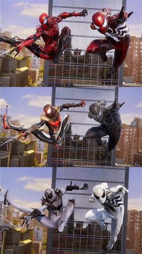 Which Alien Spider-Man team-up looks better in this scene? 💯🔥 PS5 #spiderman