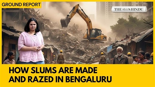 Behind Bengaluru slums, growth and demolition drives