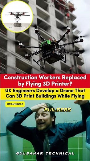 UK Engineers Unveil Drone That 3D Prints Buildings! 🇬🇧🏠