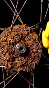 Try this instant rust remover spray😬 #satisfying #restoration #asmr | Chikaa