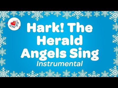 Hark! The Angels Sing Christmas Instrumental Music | Karaoke Lyrics