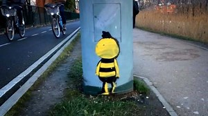 ► VIDEO: Dublin 6 is experiencing a bee invasion of sorts. Street art depicting a faceless bee, occasionally holding clover, can be seen on many walls in Rathmines, Ranelagh and Portobello | The Irish Times