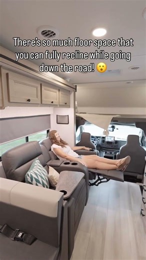 Move over passenger princesses!👸🤣 I always thought Class C RVs didn’t have enough floor space