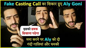 Aly Goni faces some unwanted fake casting director message where Aly was given open ' Dhamki' to end his life. Aly shares screenshots of their chat and asks people to be alert from such fake people. Watch the story to know more. | Telly Masala