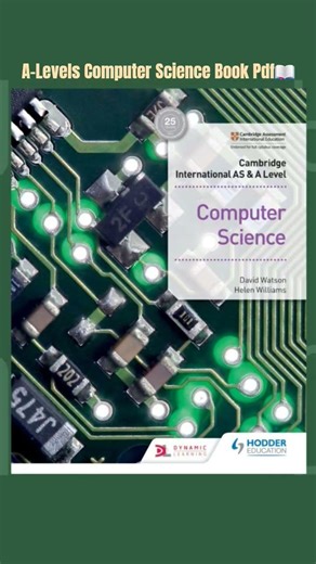 Cambridge International AS & A-Levels Computer Science CourseBook | Free Pdf Link | #computer #exam