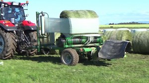 69K views · 486 reactions | Local contractor Gary Hill wrapping round bale silage at "Burnside" this afternoon (19th October 2021) with a McHale 991 BG round bale wrapper behind a Case International Maxxum 135. Bryton Eyles (driving a John Deere 6220) is dropping some more bales off for Gary to wrap. An interesting machine to see in action for sure ;) | Craig's Farming Photos & Videos | Facebook