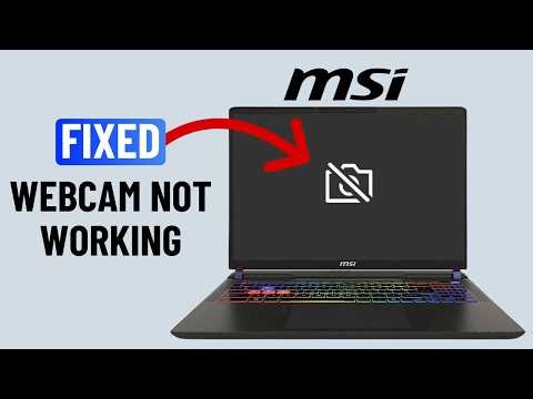 Fix MSI Laptop Camera Not Working (Windows 11/10)