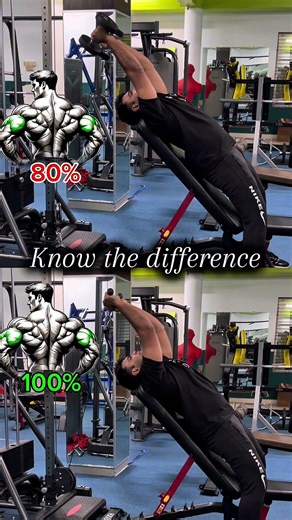 🔥 Triceps Overhand Extension | Build Bigger & Stronger Triceps | Know the Difference 💪 #shorts