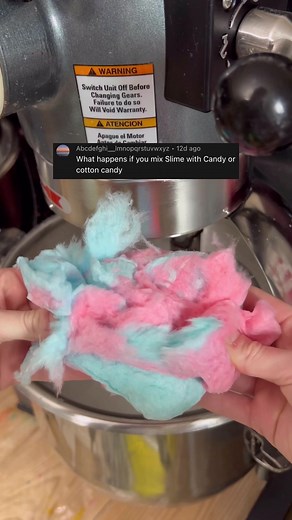 Cotton Candy Dissolves in Slime! *Fail*