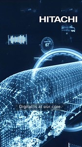 2.1K views · 12 reactions | At Hitachi, we're always asking "What's next?", pushing the boundaries of digital innovation to solve global challenges. We turn complexity into clarity, data into insight, and obstacles into opportunities. Together, we’re shaping the digital future and unlocking new possibilities. #Inspirethenext | Hitachi | Facebook