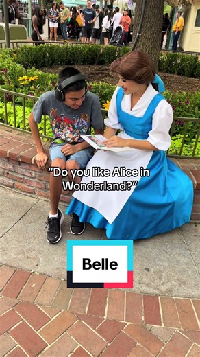 Belle Reading a Book to Thomas for the First Time