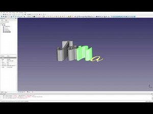 FreeCAD Text extrudieren