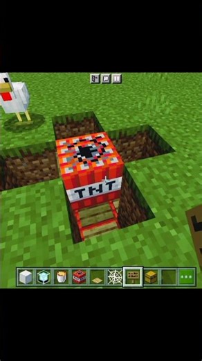 Minecraft TNT Trap: The Sneakiest Explosion EVER! #minecraft #shorts