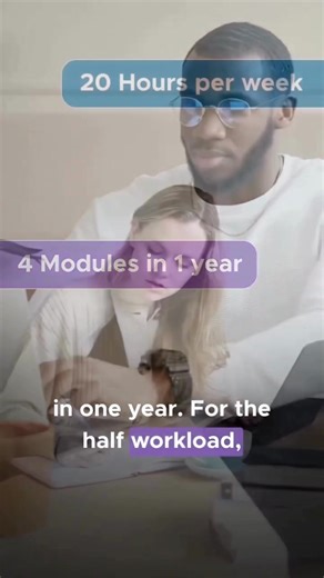 What is the difference between a full and half workload option? In a nutshell, the full workload option requires you to dedicate 40hours of study time per week to your studies for one year – this is over and above your work and other commitments. If this is too much pressure and doesn't fit your lifestyle, we have the option for a half workload option, to complete your PGDA over two years. Thus, it is not about your academic ability, but based off how much time you have available to give yoursel