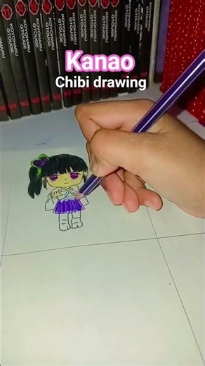 kanao chibi drawing ✨️ #trending #art #diy #craft #trending