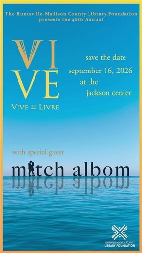 Vive le Livre 2026 Author Announcement