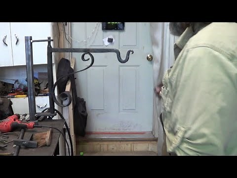 Blacksmithing - Forging The Fireplace Cranes Highlight Video