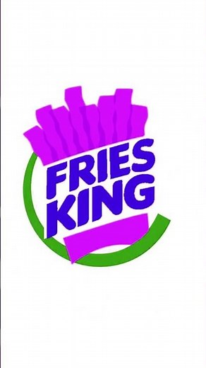 Fries King INVERTED Logo Special Effects #shorts