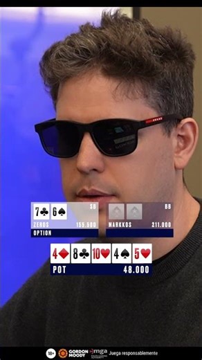 Zeros' overbet that shook Monte Carlo! 🔥 #EPT #Poker
