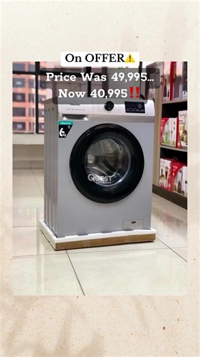 Hisense 6Kg Washing Machine - 15 Programs, Digital Display, Quick Wash | On Offer