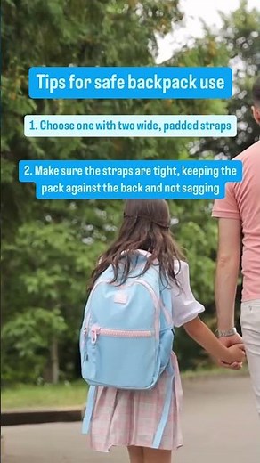 Backpack safety - Akron Children's video