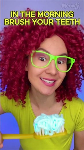 How Much Toothpaste Is Perfect? ABCs & Hygiene Tips! 🪥 #shorts