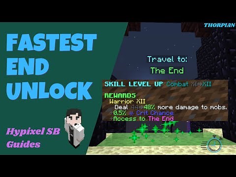 Unlock the End FAST (Hypixel Skyblock Starter Guide)