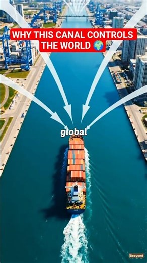 This One Canal Controls the World 🌍| Beeyond #shorts #documentary