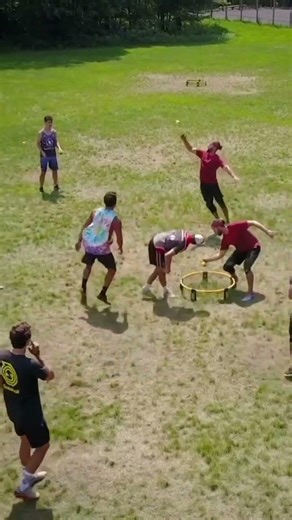 When playing Spikeball is an out-of-body experience